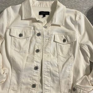 White denim jacket